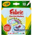 Markery do tkanin Crayola 10 sztuk