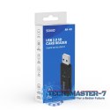 Czytnik kart SD, USB 2.0, 480 Mbps, AK-63