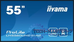 Monitor wielkoformatowy 55 cale LH5560UHS-B1AG matowy 24h/7 500(cd/m2) VA 3840 x 2160 UHD(4K) Android.11 Wifi CMS(iiSignage2)