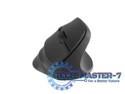Mysz bezprzewodowa wertykalna Crake 2 2400 DPI Bluetooth 5.2 + 2.4GHz Czarna Mysz bezprzewodowa wertykalna Crake 2 2400 DPI Bluetooth 5.2 + 2.4GHz Czarna