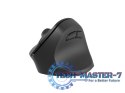 Mysz bezprzewodowa wertykalna Crake 2 2400 DPI Bluetooth 5.2 + 2.4GHz Czarna