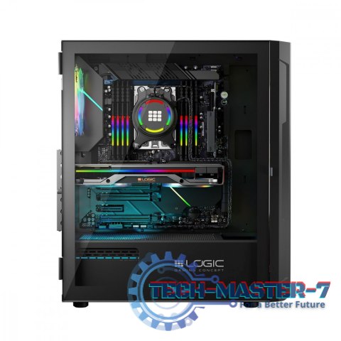 Obudowa Komputerowa LOGIC ARAMIS ARGB MIDI USB 3.0 Czarna Obudowa Komputerowa LOGIC ARAMIS ARGB MIDI USB 3.0 Czarna