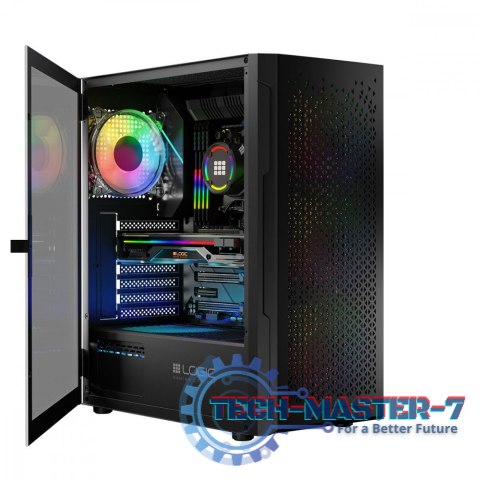 Obudowa Komputerowa LOGIC ARAMIS ARGB MIDI USB 3.0 Czarna Obudowa Komputerowa LOGIC ARAMIS ARGB MIDI USB 3.0 Czarna