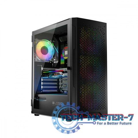 Obudowa Komputerowa LOGIC ARAMIS ARGB MIDI USB 3.0 Czarna Obudowa Komputerowa LOGIC ARAMIS ARGB MIDI USB 3.0 Czarna