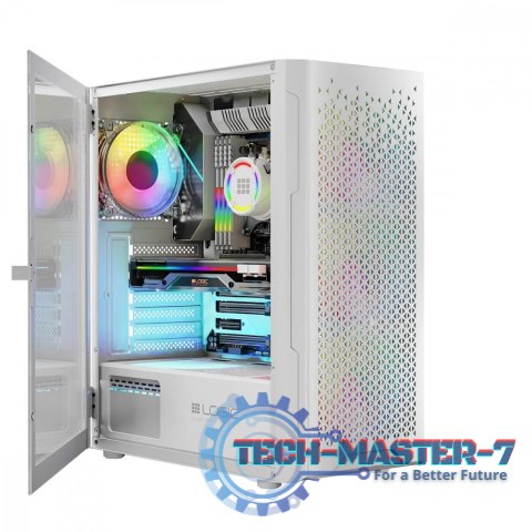 Obudowa Komputerowa Logic Aramis ARGB Midi USB 3.0 Biała Obudowa Komputerowa Logic Aramis ARGB Midi USB 3.0 Biała