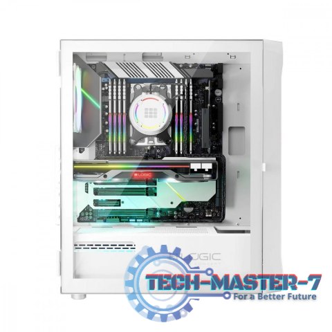 Obudowa Komputerowa Logic Portos ARGB Midi USB 3.0 Biała Obudowa Komputerowa Logic Portos ARGB Midi USB 3.0 Biała