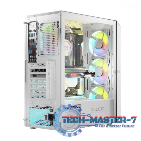 Obudowa Komputerowa Logic Portos ARGB Midi USB 3.0 Biała Obudowa Komputerowa Logic Portos ARGB Midi USB 3.0 Biała