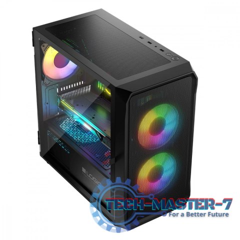 Obudowa Komputerowa Logic Portos ARGB Mini USB 3.0 Czarna Obudowa Komputerowa Logic Portos ARGB Mini USB 3.0 Czarna