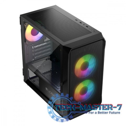 Obudowa Komputerowa Logic Portos ARGB Mini USB 3.0 Czarna Obudowa Komputerowa Logic Portos ARGB Mini USB 3.0 Czarna