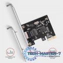 PCEE-GRL Karta sieciowa PCIe 1x Gigabit Ethernet port RJ-45, chipset Realtek 8111L w. SP & LP
