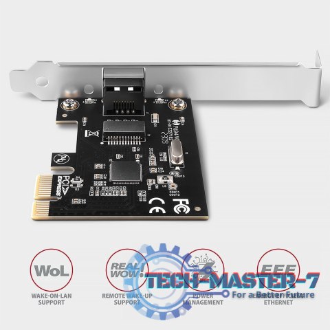 PCEE-GRL Karta sieciowa PCIe 1x Gigabit Ethernet port RJ-45, chipset Realtek 8111L w. SP & LP PCEE-GRL Karta sieciowa PCIe 1x Gigabit Ethernet port RJ-45, chipset Realtek 8111L w. SP & LP