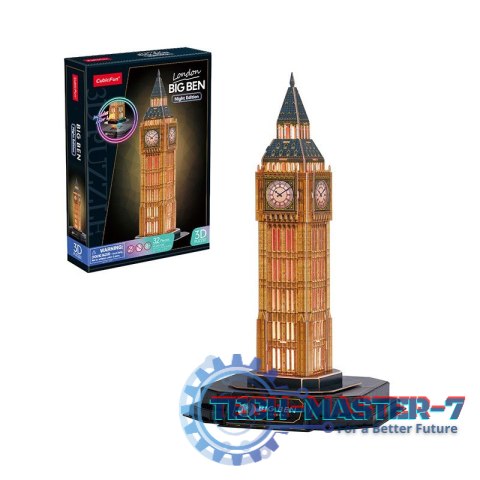 Puzzle 3D Big Ben (wersja nocna) Puzzle 3D Big Ben (wersja nocna)