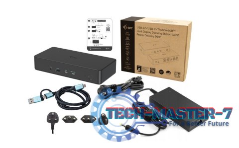 Stacja dokująca USB 3.0 / USB-C / Thunderbolt 3 Professional Dual 4K Display Docking Station Generation 2 + Power Delivery 100W Stacja dokująca USB 3.0 / USB-C / Thunderbolt 3 Professional Dual 4K Display Docking Station Generation 2 + Power Delivery 100W