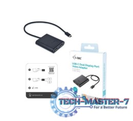Stacja dokująca USB-C Dual 4K/60Hz (single 8K/30Hz) DP Video Adapter