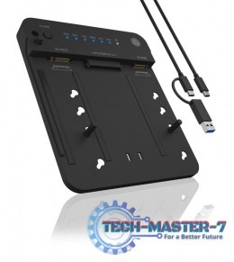 Stacja dokująca/klonująca IB-2915MSCL-C31 M.2 dla M.2 0NVMe i SATA 2,5/3,5 SSD/HDD