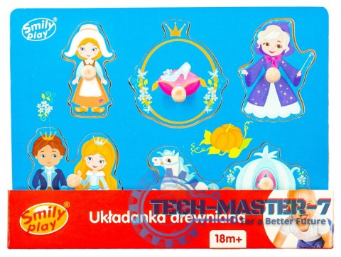 Układanka drewniana Kopciuszek