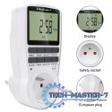 Elektroniczny programator czasowy PC0628 | 3680W | 16A | LCD