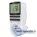 Elektroniczny programator czasowy PC0628 | 3680W | 16A | LCD