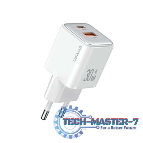 Ładowarka sieciowa USB-C+USB-A PD 3.0 30W Fast