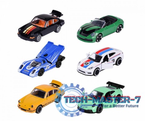 Pojazd Majorette Porsche Premium Cars 6 rodzajów mix Pojazd Majorette Porsche Premium Cars 6 rodzajów mix