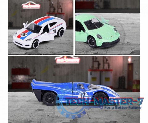 Pojazd Majorette Porsche Premium Cars 6 rodzajów mix Pojazd Majorette Porsche Premium Cars 6 rodzajów mix