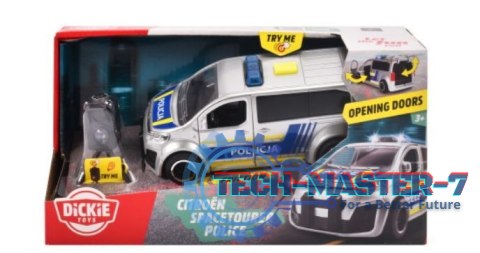 Pojazd SOS Citroen policja kontrola prędkości 15 cm