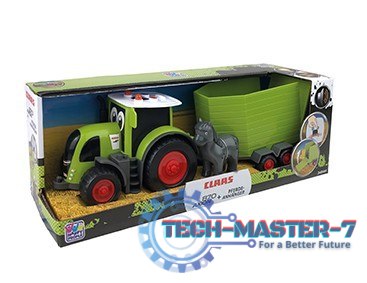 Traktor Claas z przyczepą dla konia Happy People Traktor Claas z przyczepą dla konia Happy People