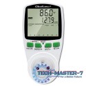 Watomierz Licznik zużycia energii PM0627 z historią pomiaru | 3680W | 16A | LCD