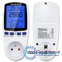 Watomierz licznik zużycia energii PM0626 | 3680W | 16A | LCD
