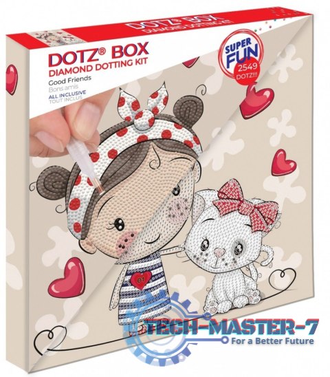 Zestaw Diamond Dotz - Dobrzy przyjaciele pudełko