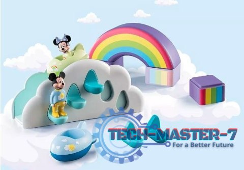 Zestaw z figurkami 1.2.3 Disney 71319 Domek w chmurach Miki i Minnie Zestaw z figurkami 1.2.3 Disney 71319 Domek w chmurach Miki i Minnie