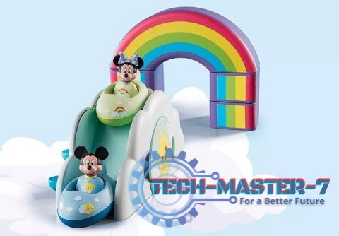 Zestaw z figurkami 1.2.3 Disney 71319 Domek w chmurach Miki i Minnie Zestaw z figurkami 1.2.3 Disney 71319 Domek w chmurach Miki i Minnie