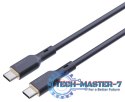 CB-SCC101 silikonowy kabel USB C - USB C | 1m | 5A | 100W PD | 20V