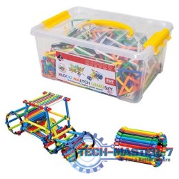Klocki Małych Geniuszy - Patyki 869 elementów