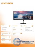 Moniotr CU34V5CW 34 cali 100Hz Curved VA HDMI DP USB-C
