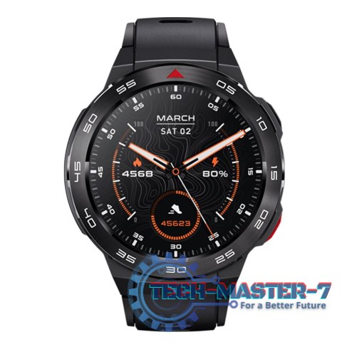 Smartwatch GS PRO 1.43 cala 460 mAh czarny