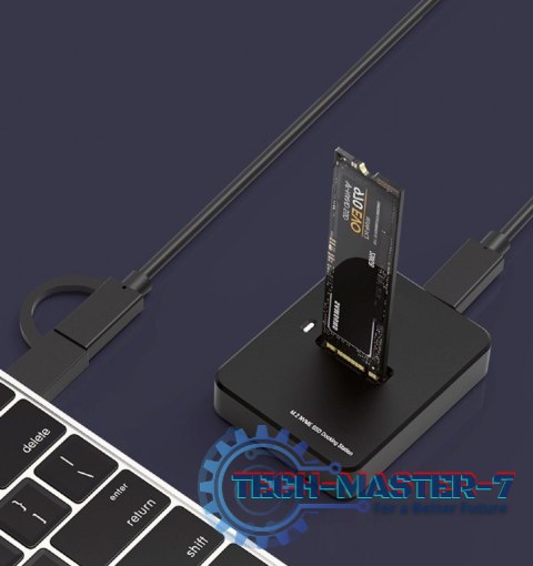 Stacja dokujaca dysków M.2 SATA i NVME USB-C Stacja dokujaca dysków M.2 SATA i NVME USB-C