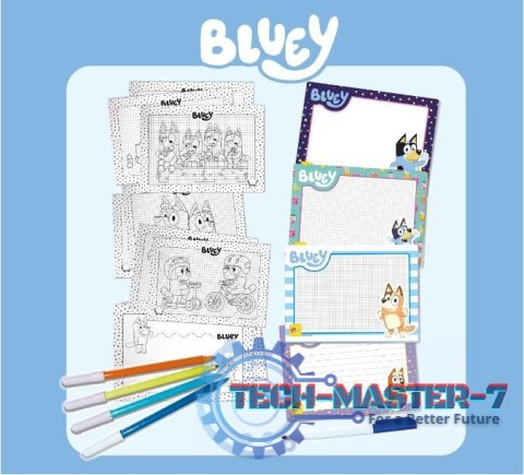Zestaw Bluey Szkoła rysowania Zestaw Bluey Szkoła rysowania