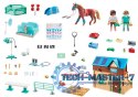 Zestaw z figurkami Horses 71352 Hipoterapia i lecznica zwierząt