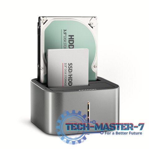 ADSA-DC Stacja dokująca USB 3.2 Gen 1 - 2x SATA 6G 2.5"/3.5" SSD/HDD