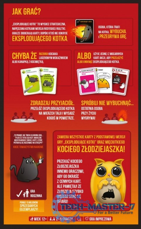 Gra Eksplodujące Kotki Koci złodziejaszek Gra Eksplodujące Kotki Koci złodziejaszek