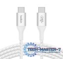 Kabel BoostCharge USB-C/USB-C 240W 2m biały