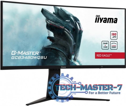 Monitor 34 cale GCB3480WQSU-B1 VA,UWQHD,180HZ,0.4ms,1500R(Curved), 2xHDMI,2xDP,2xUSB 3.2,2x3W,HDR400,HAS(110mm),VESA(100x100mm Monitor 34 cale GCB3480WQSU-B1 VA,UWQHD,180HZ,0.4ms,1500R(Curved), 2xHDMI,2xDP,2xUSB 3.2,2x3W,HDR400,HAS(110mm),VESA(100x100mm