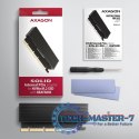 PCEM2-XS Adapter wewnętrzny PCIe x16, M.2 NVMe, chłodnica