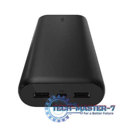 Powerbank BoostCharge 20k mAh 20w Compact 3 port czarny Powerbank BoostCharge 20k mAh 20w Compact 3 port czarny