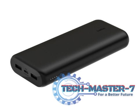 Powerbank BoostCharge 20k mAh 20w Compact 3 port czarny Powerbank BoostCharge 20k mAh 20w Compact 3 port czarny