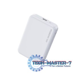 Powerbank indukcyjny 10000 mAh Fast Charging PD 20W MagSafe Biały