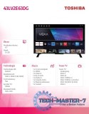 Telewizor LED 43 cale 43LV2E63DG