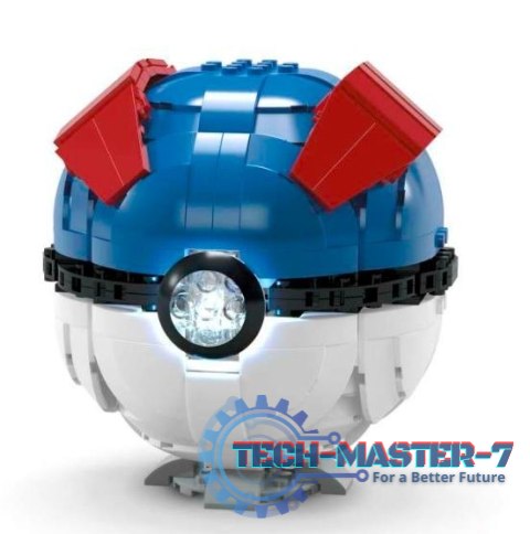 Zestaw konstrukcyjny Mega Construx Duży Great ball Pokemon Zestaw konstrukcyjny Mega Construx Duży Great ball Pokemon