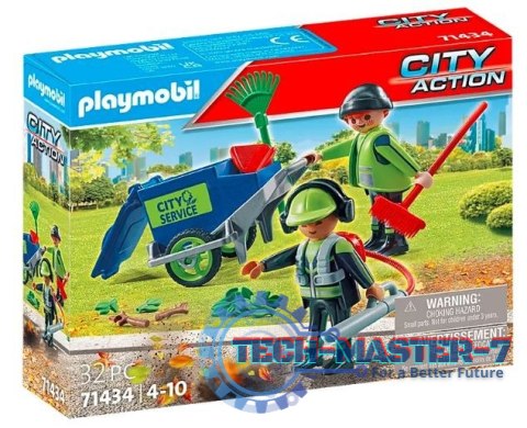 Zestaw z figurkami City Action 71434 Zespół sprzatający miasto